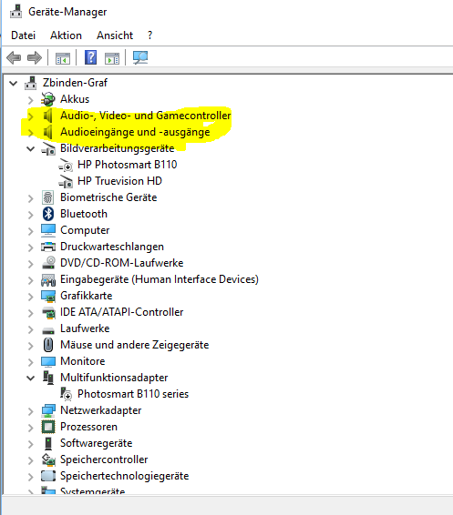Keinen Sound mehr unter Win 10 - nach Update?