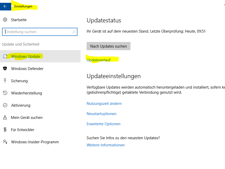 UpdateBeim Windows 10-Update-Assistent bekomme ich immer Fehlercode 0xc1900107