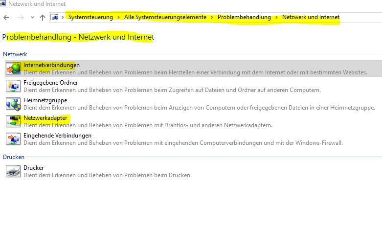 Keine Internetverbindung in Firefox und Chrome