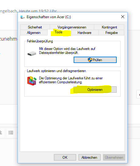 Windows 10 beschleunigen