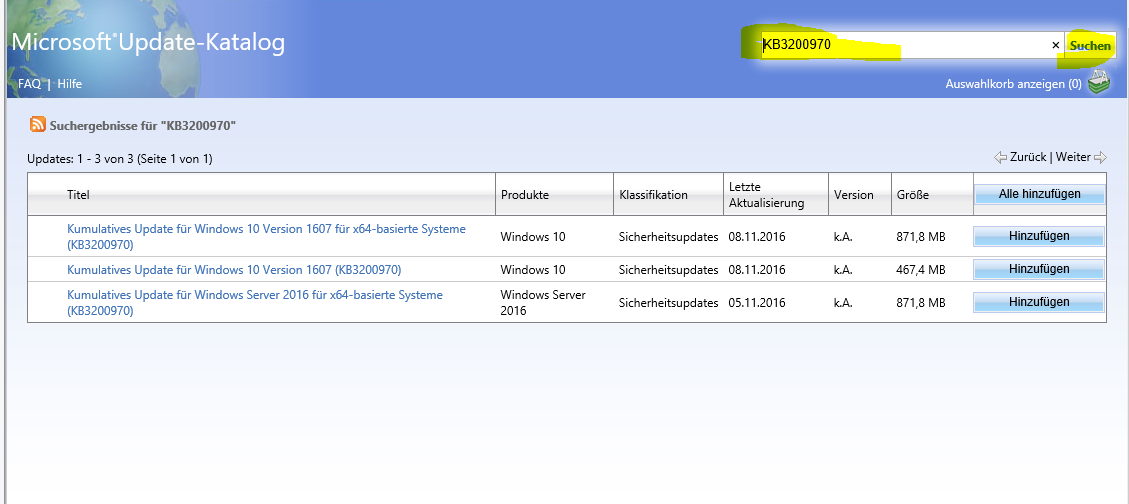 Update KB3200970