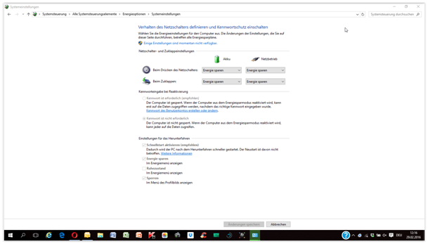 Start aufhängen Windows 10