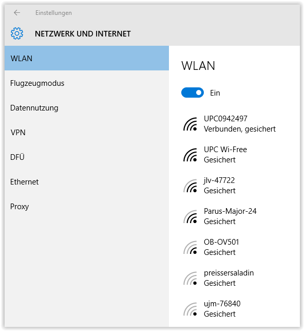 Wlan Zugang fehlt komplett