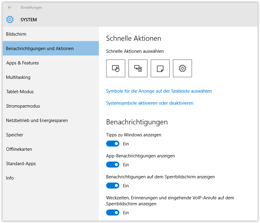 Sprache ändern