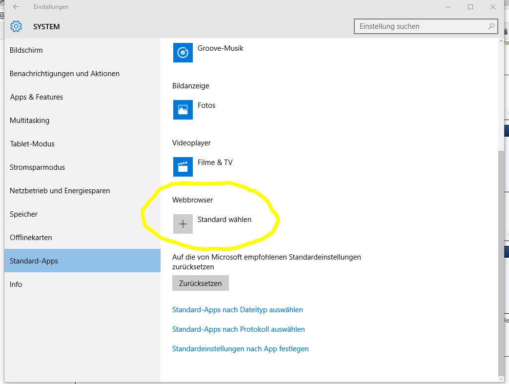 Microsoft Edge verschwunden