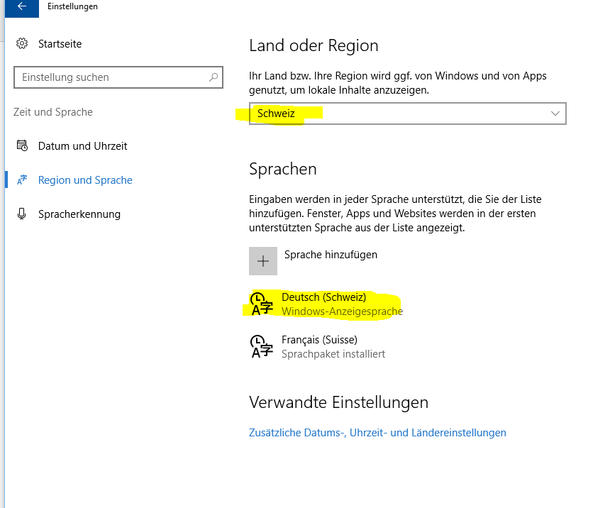 Apps von Windows 10