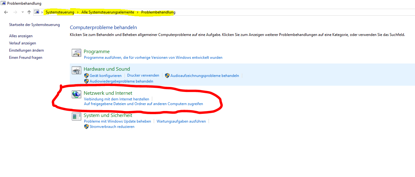 Win 10 neu aufgesetzt PC findet ein Netzwerk nicht