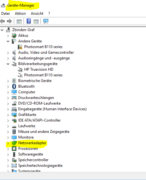 Internetzugang - erbindungen sind vorhanden aber nicht für meinen Laptop