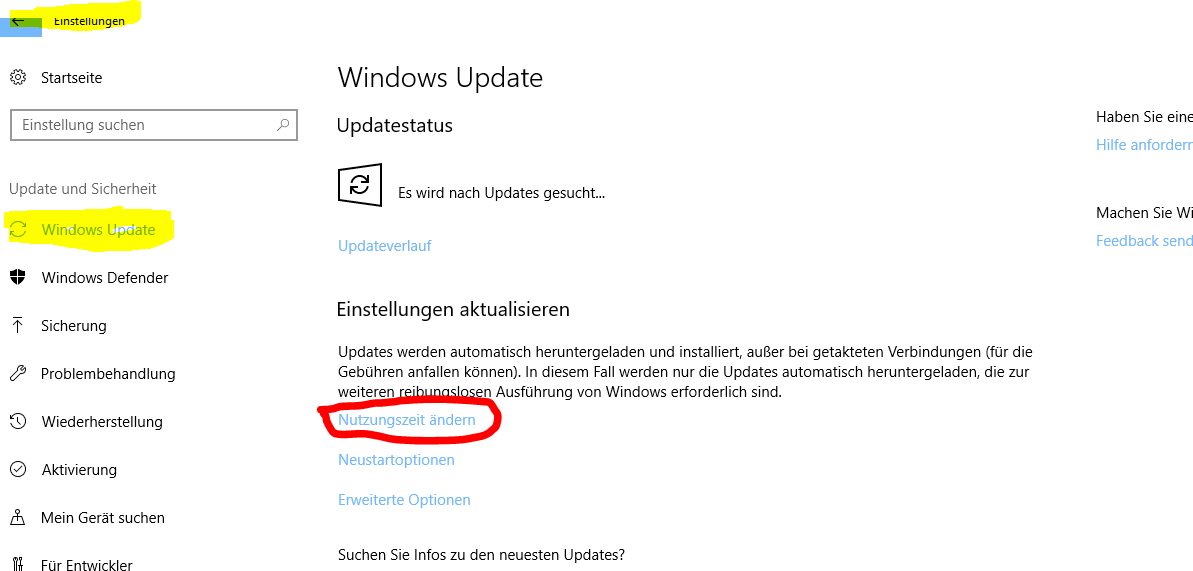 Updates Windows 10