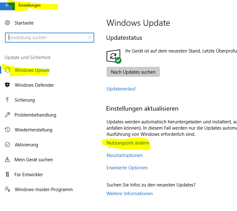 Windows10 Update Prozess