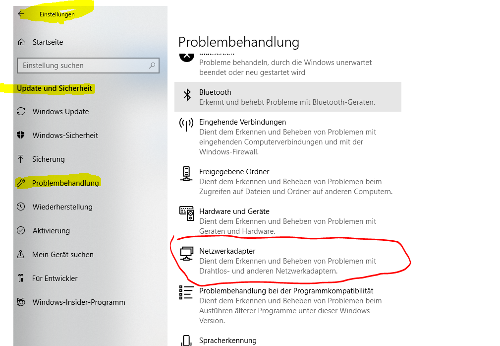 WLAN wird gar nicht mehr erkannt!!!
