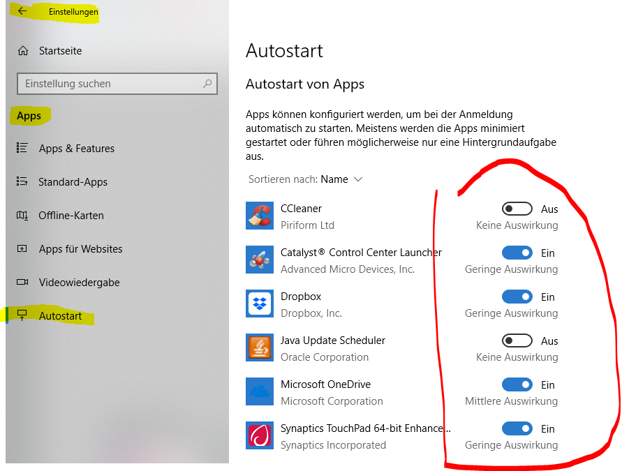 Systemsteuerung windows 10