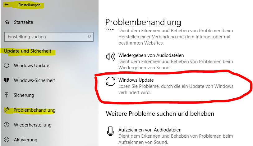 Nach Windows 10 update kein Boot