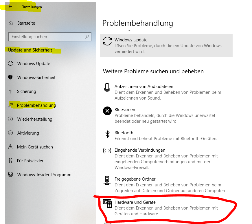 USB Tastatur bei Windows 10 Start nicht erkannt