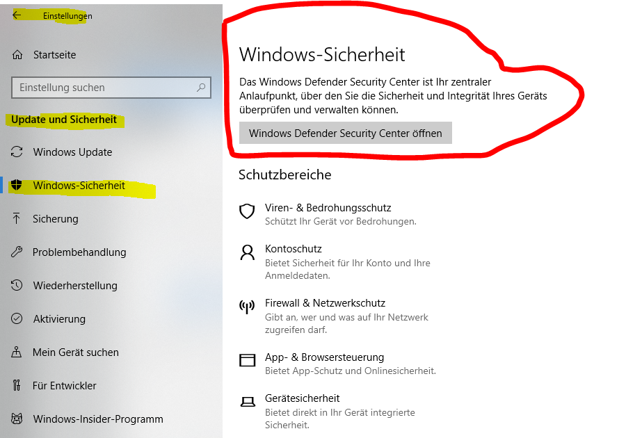 Windows Defender (Windows 10)