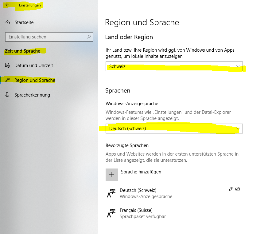 Tastaturlayout Deutsch