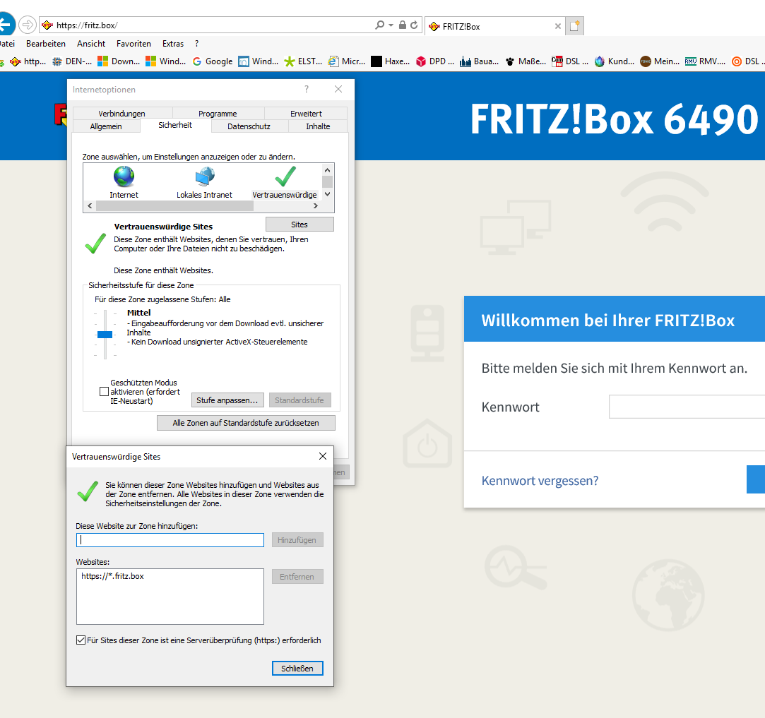 Kann mit Edge keine lokalen Netzwerkadressen mehr aufrufen