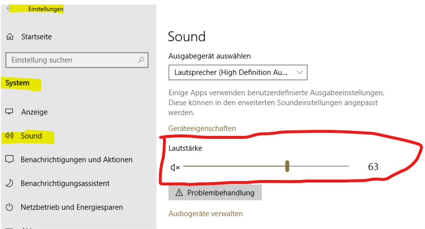 Wie kann ich den Lautsprecher ein- und ausschalten?