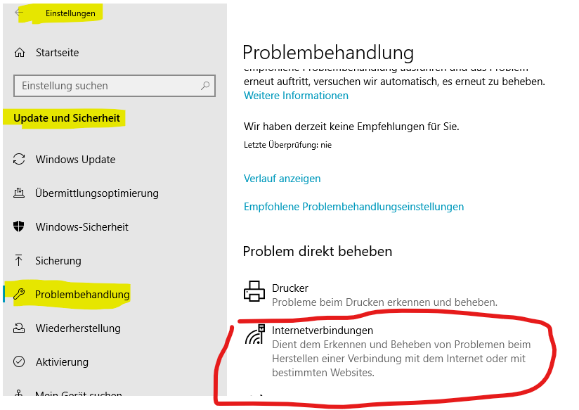 Internet geht manchmal einfach nicht. Warum?