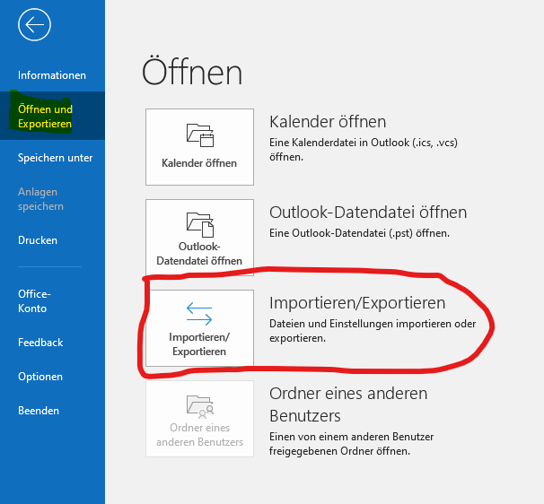 Windows 10 Mail-App wo gespeichert