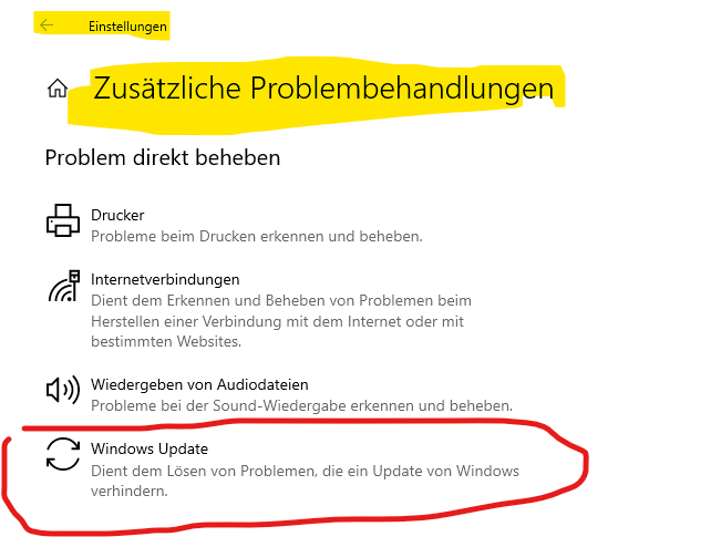 Keine Windows Updates mehr?