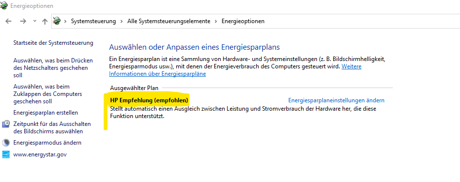 Welchen energiesparplan?