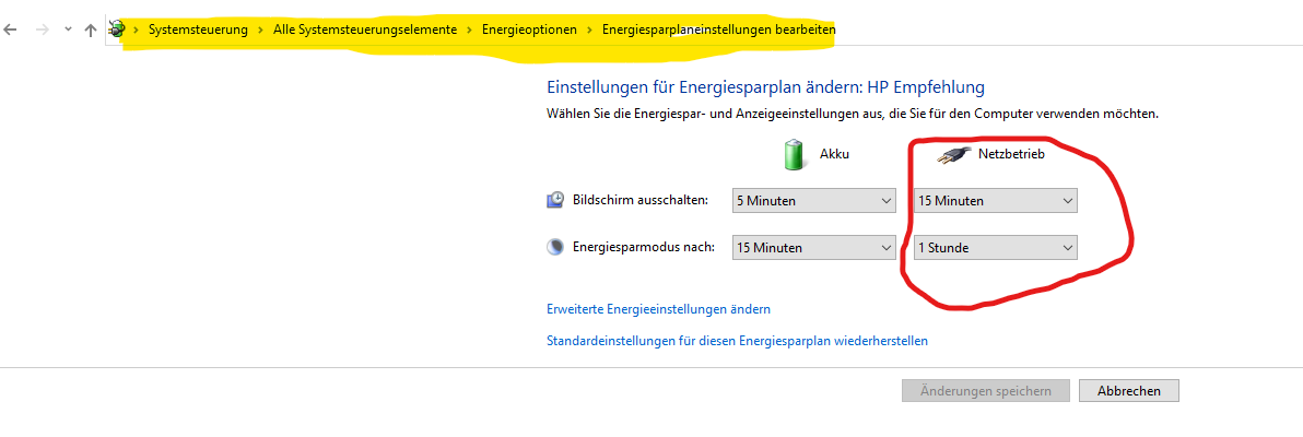 Helligkeit beim Start von Windows 10