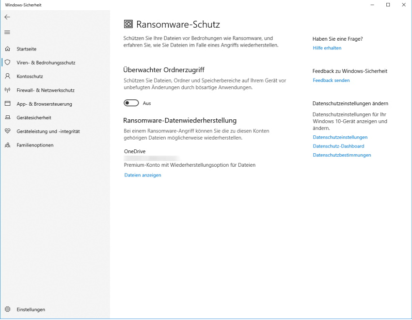 Windows Defender blockiert svchost.exe