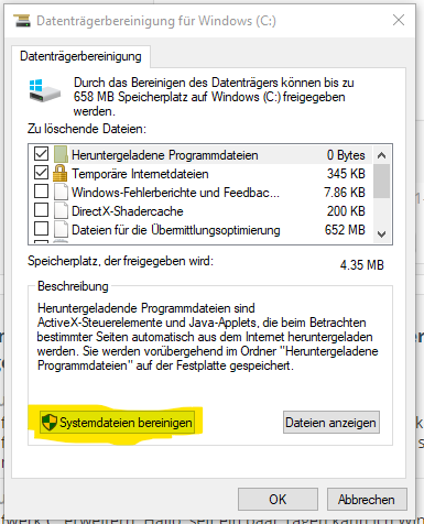 Windows 10, Laufwerk c auf eigenem Datenträger fast voll, Laufwerk d auf einem anderen...