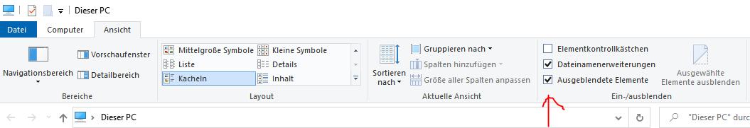 Appdata Ordner kann nicht gefunden werden?