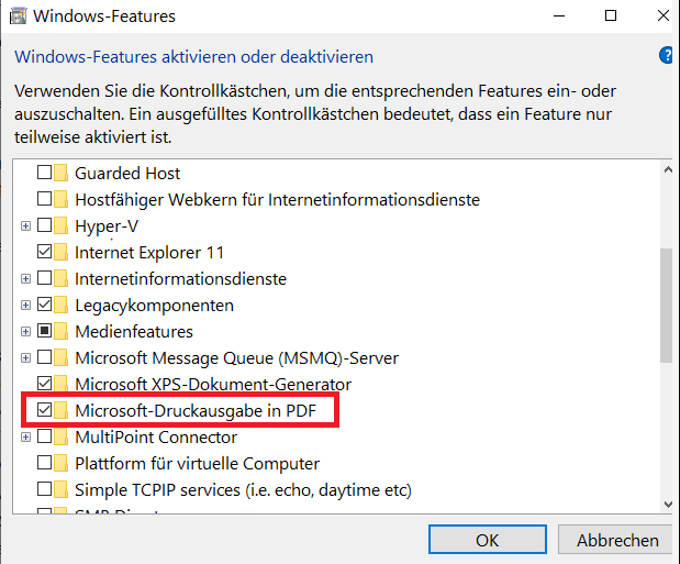 Windows 2004 Update / PDF