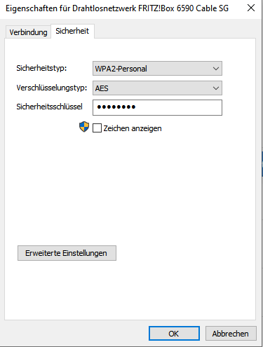 wo finde ich den Netzwerkschlüssel auf meinem Laptop?