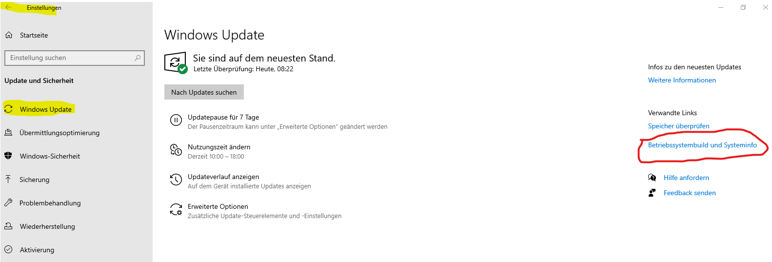 Update installiert  - alle Daten verschwunden