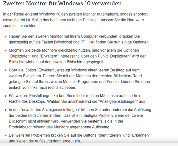 Externer Bildschirm nach Update auf Win 20H2 nicht mehr erkannt