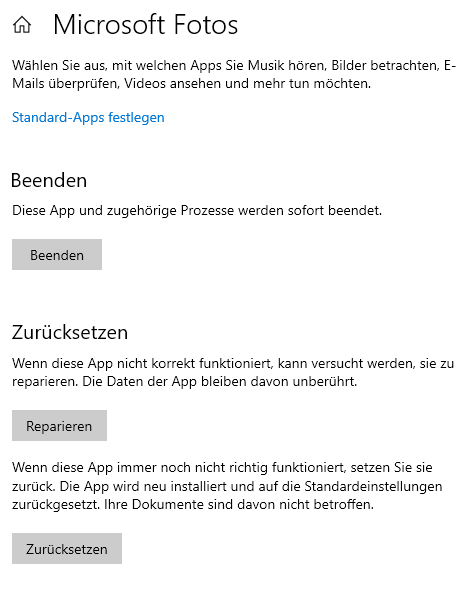 Wie behebe ich das Problem mit der Fotoanzeige in Win10?