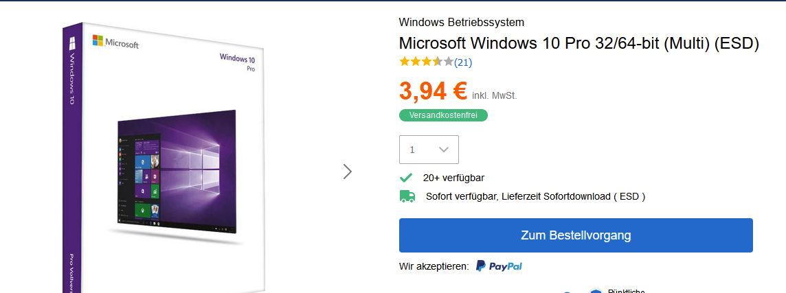 Lizenz key für Windows 10 gekauft wurde aber schon benutzt?