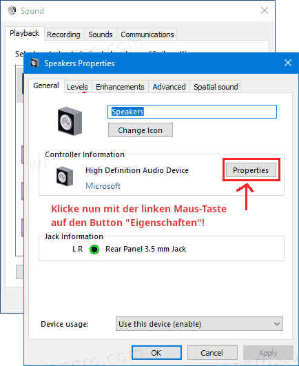 Wie kann ich die linken/rechten Audiokanäle unter Windows 10 ändern?