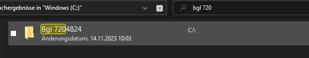 Windows Explorer Suche Fehler