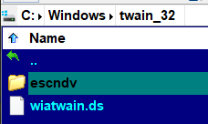 Twain Treiber unter windows 10/64 bit verschwunden