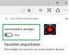 Zeile: Fügen Sie der Favoritenleiste Favoriten durch ....