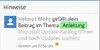 Windows 1607 Update nach Installation immer wieder automatisch zurückgenommen