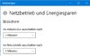 Desktop wird automatisch abgeschaltet.