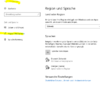 Windows 10 nach Update viele Anwendungen in englisch