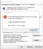 0x80070005 Zugriff verweigert