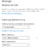 Bildschirmgröße verändern