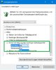 Akku Anzeige, Warnfenster