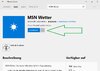 MSN Wetter App