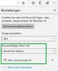 Startseite festlegen und Suchmaschine bestimmen
