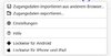 Firefox Passwörter importieren  csv Datei