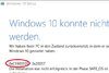 Win10 updates laufen nur noch in Fehler